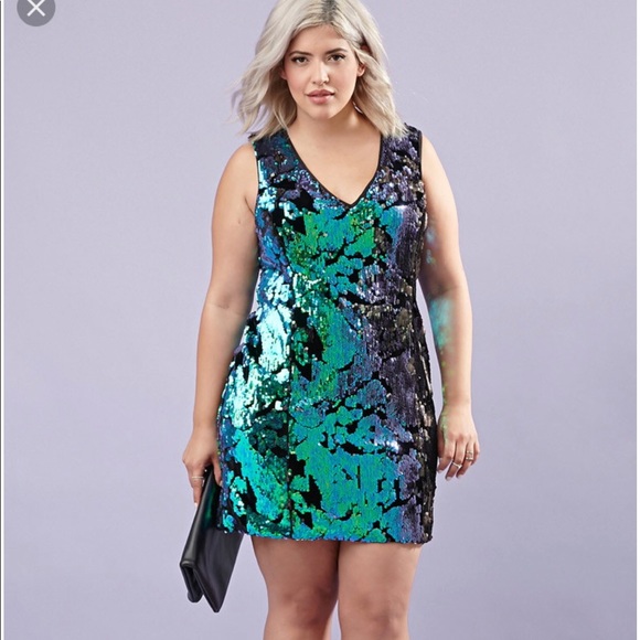forever 21 plus sequin dress